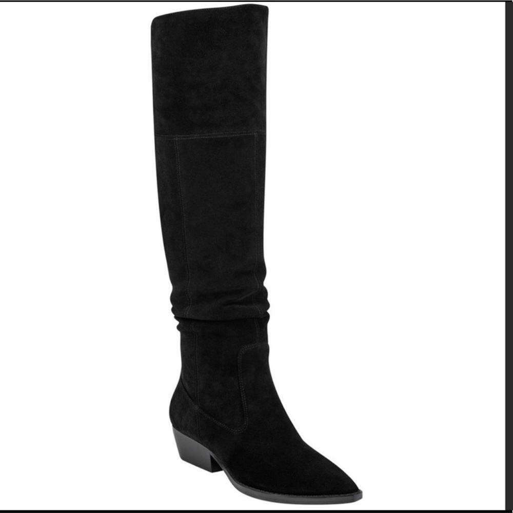 Mark Fisher LTD Suede leather black Knee high Boots